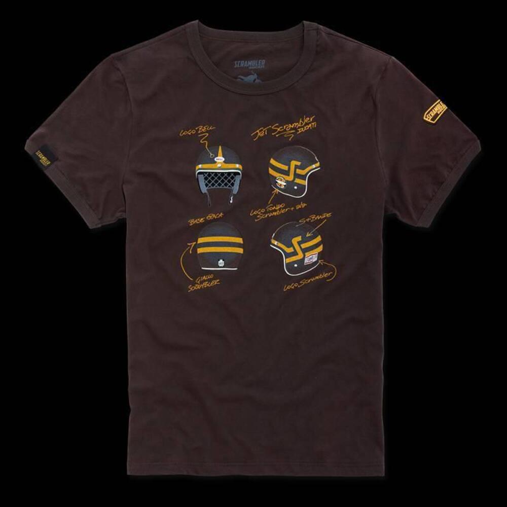 T-Shirt Short Trackers Scrambler Ducati