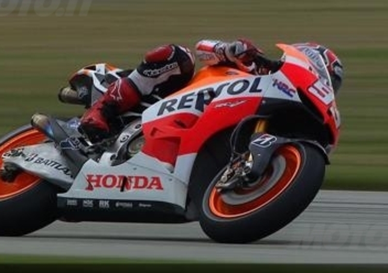 Marquez &egrave; il pi&ugrave; veloce nelle libere del mattino a Indianapolis