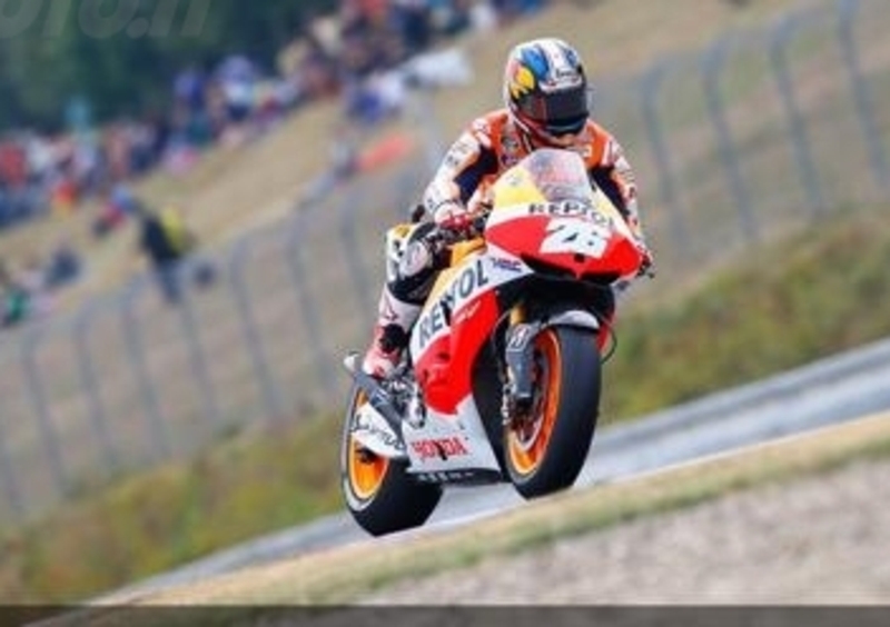 Pedrosa &egrave; il pi&ugrave; veloce nel warm up a Brno