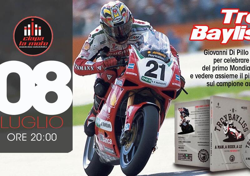 Ciapa la Moto riapre con una serata dedicata a Troy Bayliss