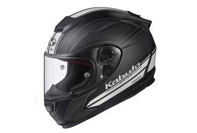 casco acuto flat black/white Honda
