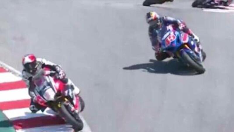 Sorpasso epico al cavatappi di Laguna Seca? S&igrave;, ma &egrave; quello di Loris Baz a MotoAmerica [VIDEO]