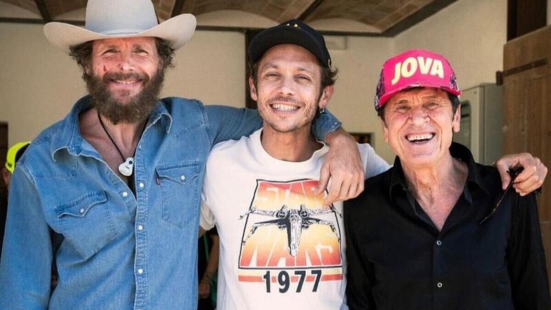 Jovanotti e Gianni Morandi al Ranch con Valentino Rossi