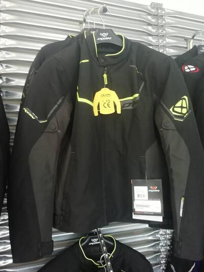 Giacca da moto Ixon mod. Challenge Giallo/nero