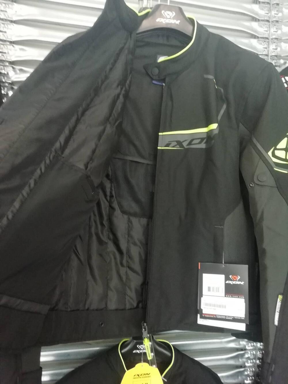 Giacca da moto Ixon mod. Challenge Giallo/nero (2)