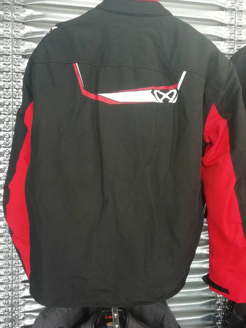 Giacca da moto Ixon, mod. Challenge nero/rosso (2)