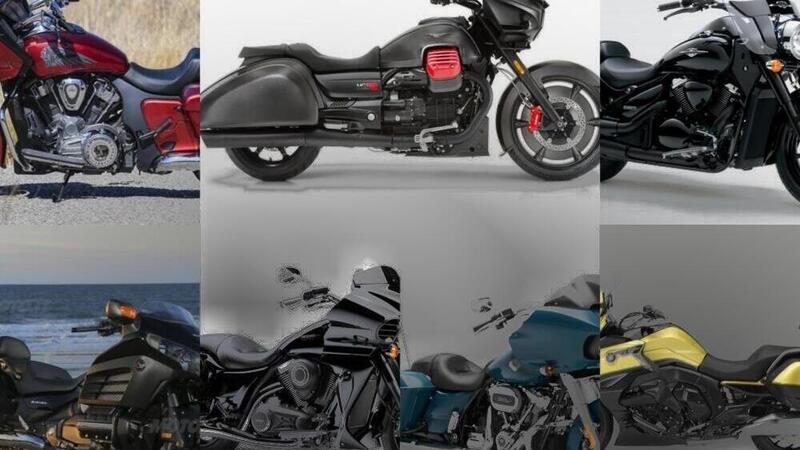 Moto, consigli per gli acquisti. 7 Bagger usate: viaggiare in relax o... partecipare al MotoAmerica?