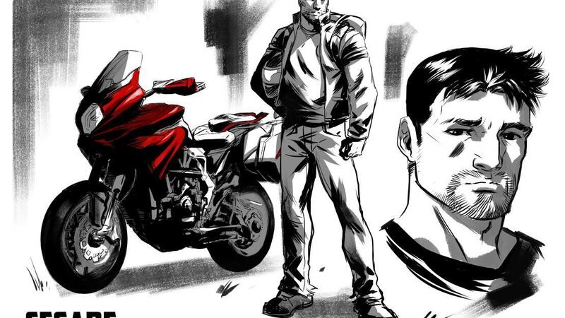 Le moto di MV Agusta protagoniste di un fumetto