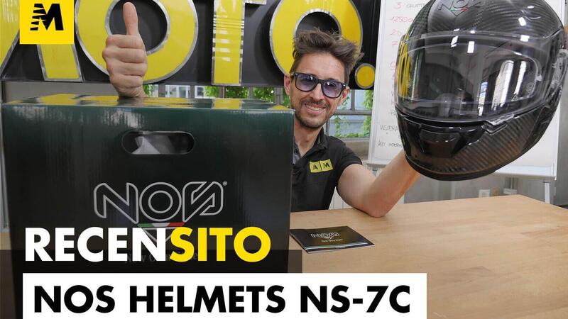 Nos NS-7C Carbon. Recensione casco sport-touring