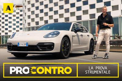 Porsche Panamera 4S e-Hybrid, PRO e CONTRO. La pagella e tutti i numeri della prova strumentale