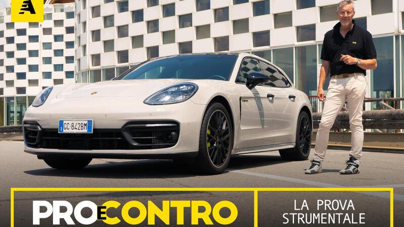 Porsche Panamera 4S e-Hybrid, PRO e CONTRO. La pagella e tutti i numeri della prova strumentale