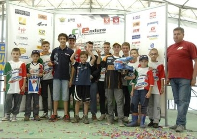 I Campioni Italiani MiniEnduro 2013 a Gemona