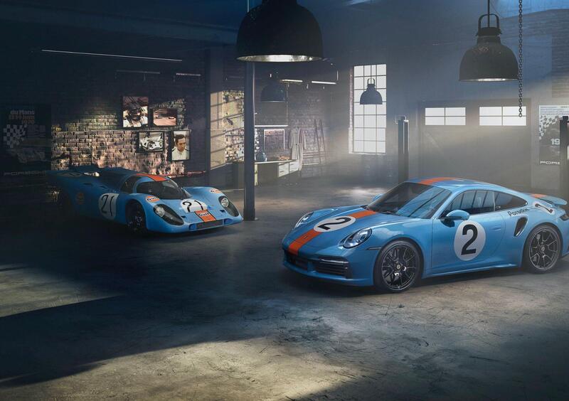 Una Porsche 911 Turbo S ispirata alla 917 KH Gulf per celebrare Pedro Rodriguez