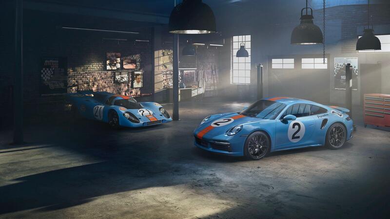 Una Porsche 911 Turbo S ispirata alla 917 KH Gulf per celebrare Pedro Rodriguez