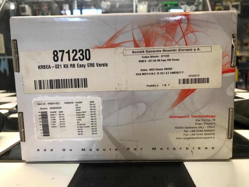 Kit centralina+ cablaggio easy kawasaki