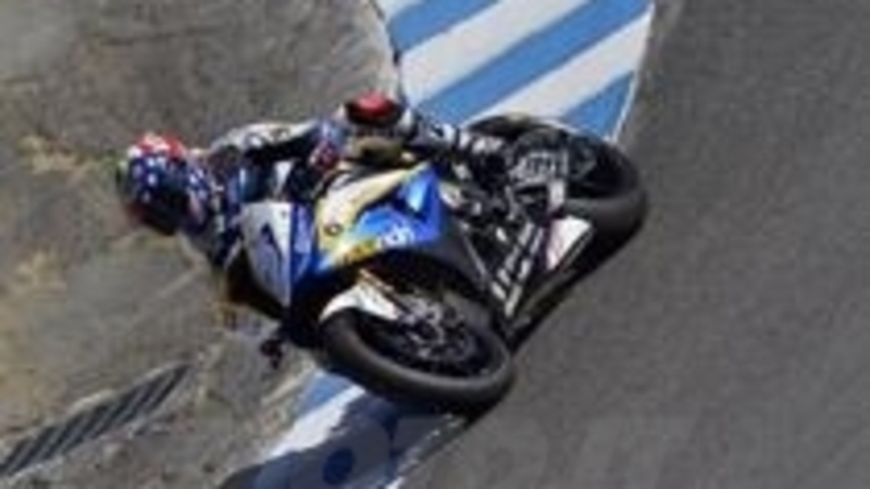 Melandri &egrave; il pi&ugrave; veloce del venerd&igrave; a Laguna Seca