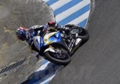 Melandri è il più veloce del venerdì a Laguna Seca