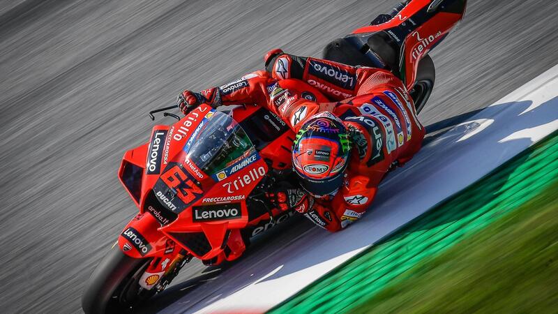 MotoGP 2021. GP d'Austria al Red Bull Ring. Francesco Bagnaia &egrave; primo nelle FP3