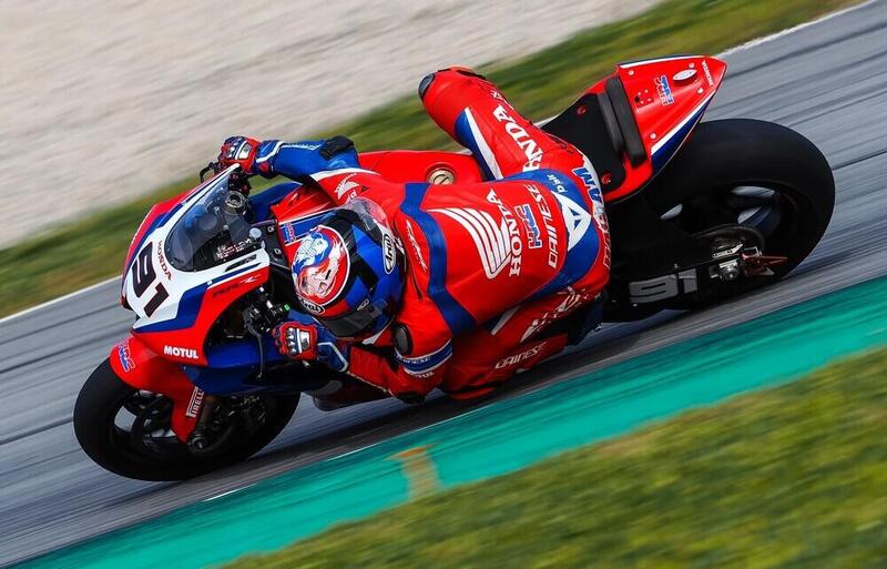 Barcellona. Leon Haslam (Honda)