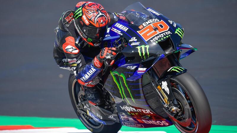 MotoGP 2021. GP d'Austria al Red Bull Ring. Fabio Quartararo: "Con il bagnato ho pensato al campionato"