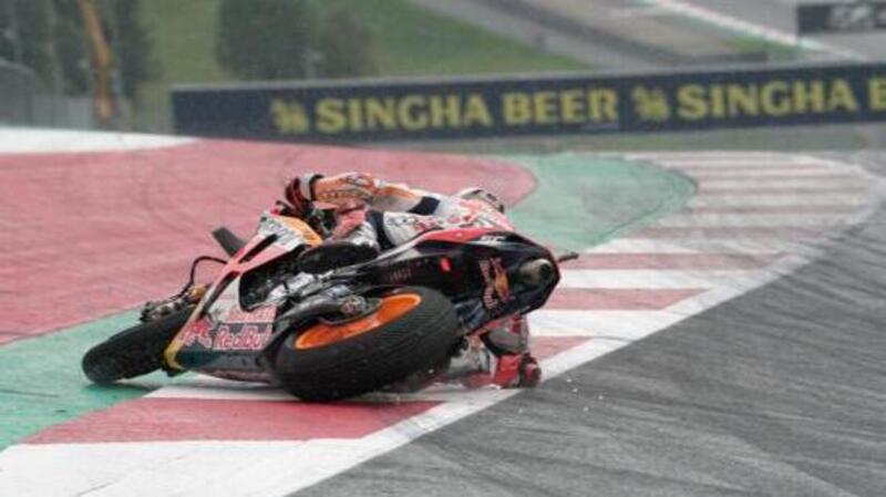MotoGP 2021. GP d'Austria al Red Bull Ring. Marc Marquez: "Molto contento, al di l&agrave; della caduta"