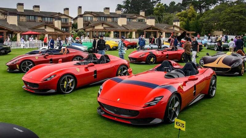 Ma quante Ferrari Monza sfilano alla Monterey Car Week?