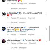Valentino Rossi diventa papà: ecco i commenti di piloti e celebrity dopo l’annuncio 6
