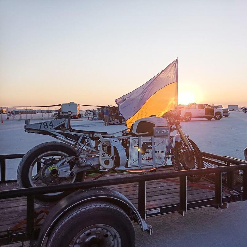 Record alla Bonneville Speed Week 2021 per la Delfast Dnepr elettrica