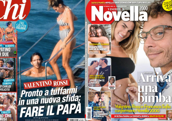 Valentino Rossi, da fenomeno in pista a re del gossip: paparazzato con Francesca Sofia Novello e il suo pancino [FOTO]