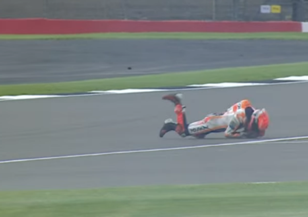 Il video di Marc Marquez che cade a 270 km/h &egrave; una speranza per la MotoGP del dopo Valentino Rossi