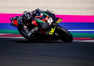 MotoGP 2021. Maverick Vinales al GP di Aragon sull'Aprilia