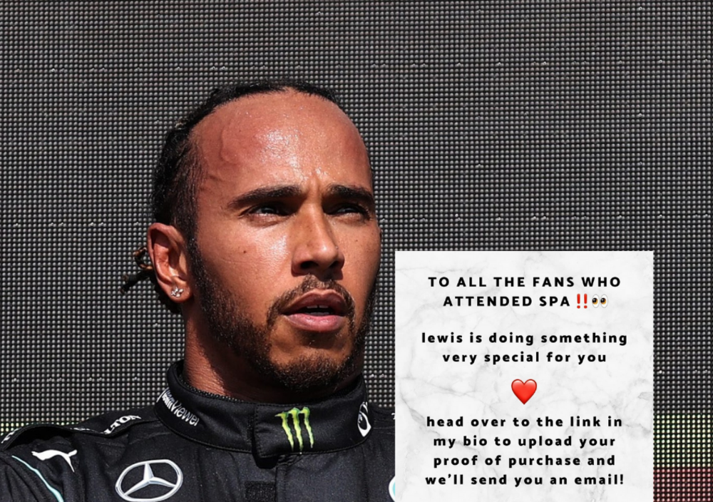Lewis Hamilton cuore d&#039;oro: promette un regalo speciale ai tifosi di Spa Francorchamps