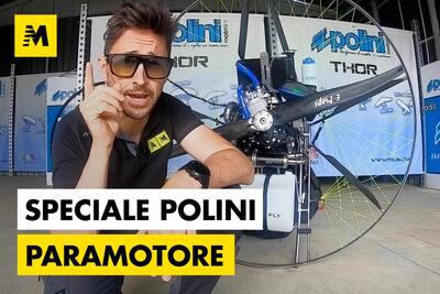Polini Thor Paramotore. Un tre ruote volante! Si decolla.