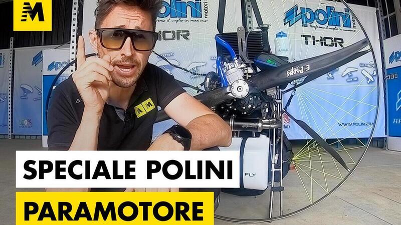 Polini Thor Paramotore. Un tre ruote volante! Si decolla.