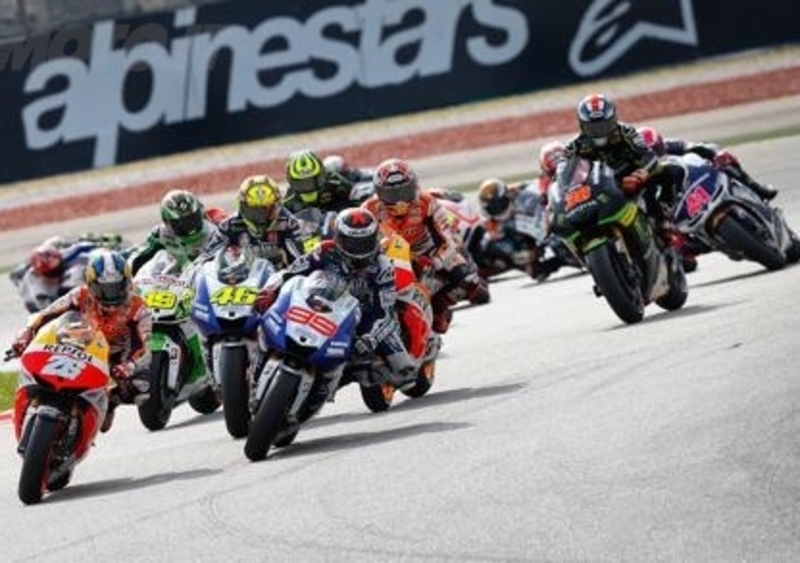 Il salto triplo della MotoGP