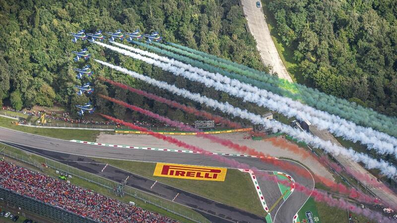 &Egrave; partito il GP F1 2021, vivibile: Monza impoverita ma bella, Rosso tendente arancio ma speranzoso