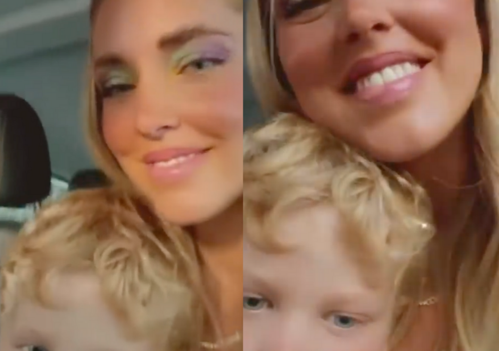[VIDEO] Chiara Ferragni, selfie in macchina con il figlio senza seggiolino: bufera sull&#039;influencer
