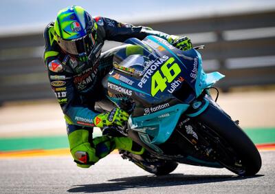 MotoGP 2021. GP di Aragon. Valentino Rossi: Dura per mamma Stefania e papà Graziano