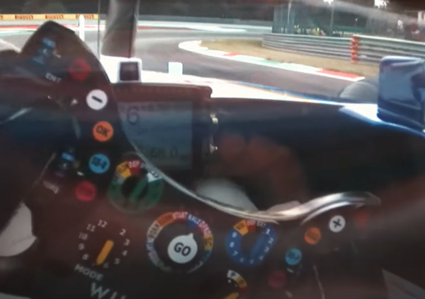 [VIDEO] Onboard da paura a Monza: Russell con la helmet cam per un giro mozzafiato