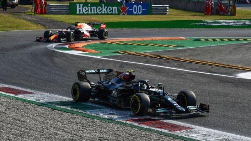 F1, GP Italia 2021: Bottas vince la sprint race ma sar&agrave; Verstappen a partire dalla pole