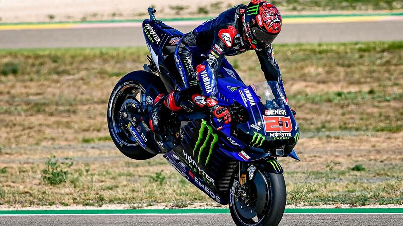 MotoGP 2021. GP di Aragon. Fabio Quartararo: "Qualcosa non andava nel posteriore"