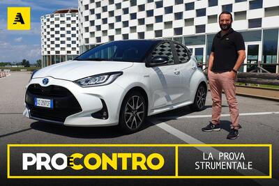 Toyota Yaris Hybrid, PRO e CONTRO | La pagella e tutti i numeri della prova strumentale