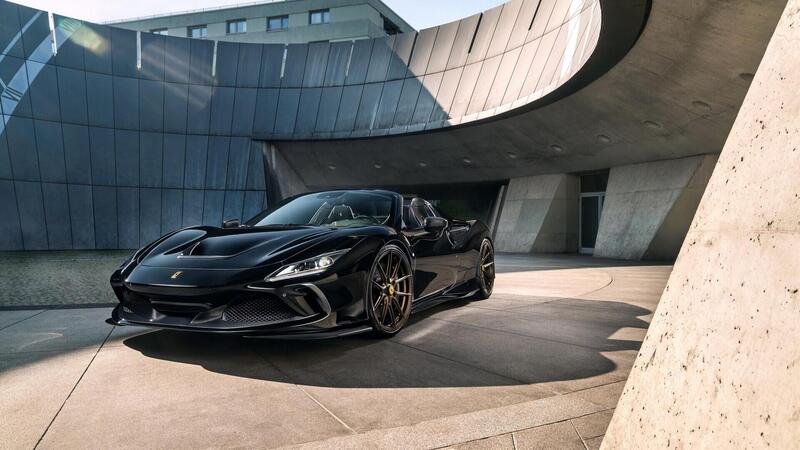 Ferrari F8 Spider Novitec: fibra di carbonio, cerchi forgiati e 802 cavalli di potenza
