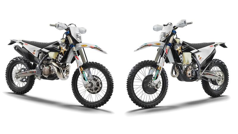 In vendita le enduro Husqvarna TE 300I e FE 350 Rockstar Edition 2022