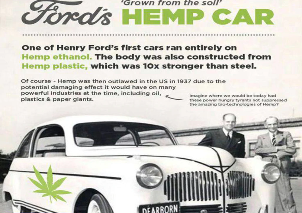 Referendum sulla cannabis? Forse il proibizionismo &egrave; tutta colpa di Henry Ford e della sua incredibile Hemp Body Car