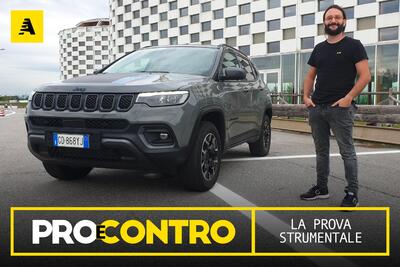 Jeep Compass restyling, PRO e CONTRO | La pagella e tutti i numeri della prova strumentale