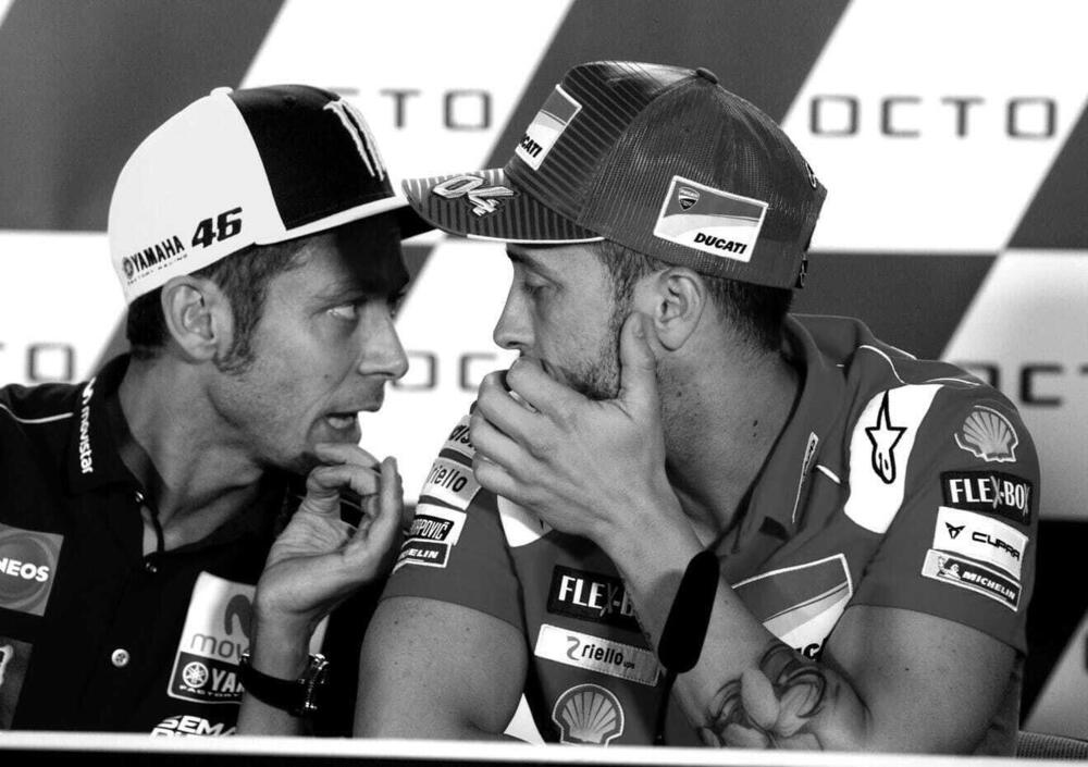 Veterani, sicurezza e approcci differenti: Valentino Rossi e Andrea Dovizioso alzano la voce