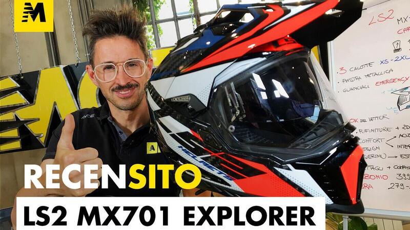 LS2 MX701 Explorer. Recensione casco enduro stradale