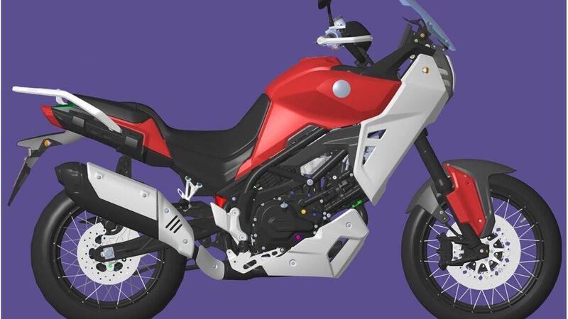 Una nuova Benelli adventure 650 con motore V2?