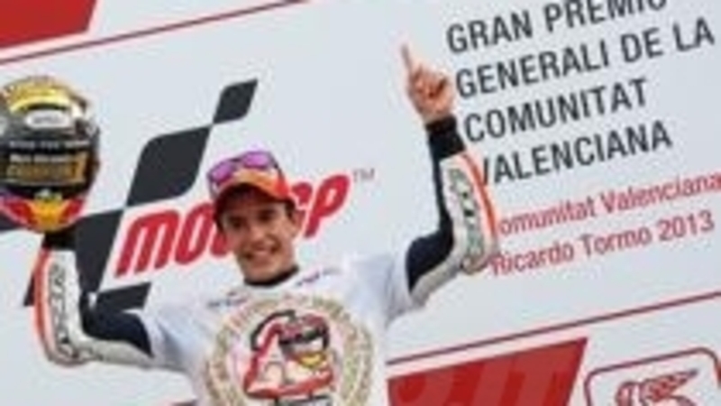 MotoGP. Marquez &egrave; campione del mondo